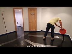 Đá cẩm thạch trắng Nhìn kim loại Lớp phủ sàn Epoxy Sàn bê tông trang trí