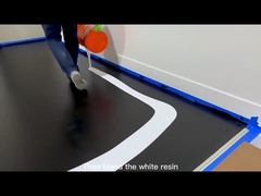 Lớp phủ sàn Epoxy kim loại dân dụng tạo hiệu ứng ba chiều