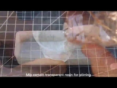 Nhựa epoxy UV gọn gàng tạo ra kết thúc mịn như thủy tinh