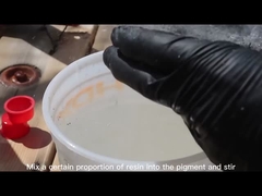 Lớp phủ sàn Epoxy kim loại không mùi phủ lớp phủ Epoxy đá cẩm thạch xịt