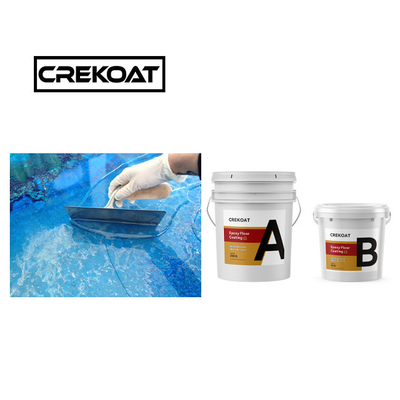Lớp phủ sàn nhựa epoxy trong suốt có thể phân hủy 3D kim loại không bị nứt MSDS