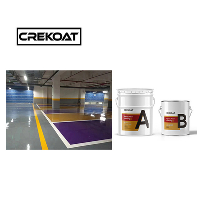 1mm Lớp phủ sàn epoxy cao bóng nhẹ Sơn sàn bền Màu sắc rắn