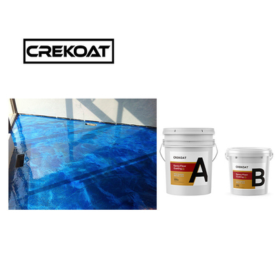 100% chất rắn đá cứng kim loại Epoxy sàn phủ dung môi dựa trên 1mm
