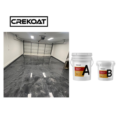 Thủy tinh giống như sơn kim loại Epoxy tầng hầm sơn không độc hại nhớt