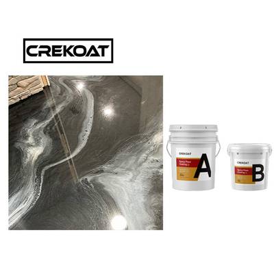 Sơn sàn Epoxy kim loại sân bay Nhựa Epoxy chống tia cực tím và chất làm cứng