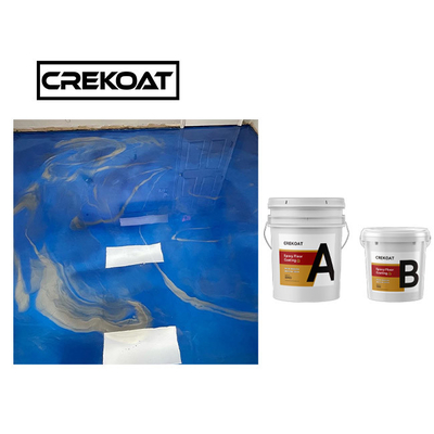 MSDS Lớp phủ sàn Epoxy kim loại màu trắng Nhựa Polyester trong suốt cho bê tông