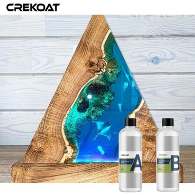 4 Nhựa Epoxy trong suốt đúc cho nghệ thuật Độ nhớt thấp Không có bong bóng