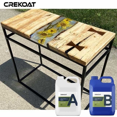 5CM Đúc nhựa Epoxy đổ sâu cho bàn sông Nội thất gỗ