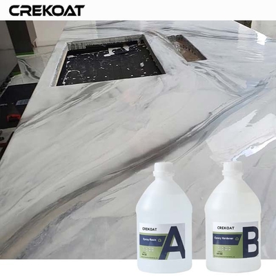 Màu sắc độc đáo Bàn cao Epoxy nhựa công thức không độc hại An toàn cho trong nhà