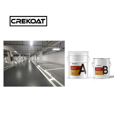 Nhìn thấy màu xám Epoxy sàn sơn đổ lớp phủ trên bê tông lớp phủ sức mạnh
