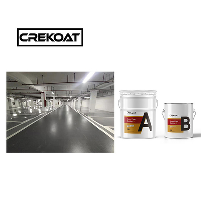 Nhìn thấy màu xám Epoxy sàn sơn đổ lớp phủ trên bê tông lớp phủ sức mạnh
