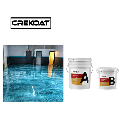 Basecoat Clear Metallic Epoxy Floor Coating Độ nhớt có thể làm sạch