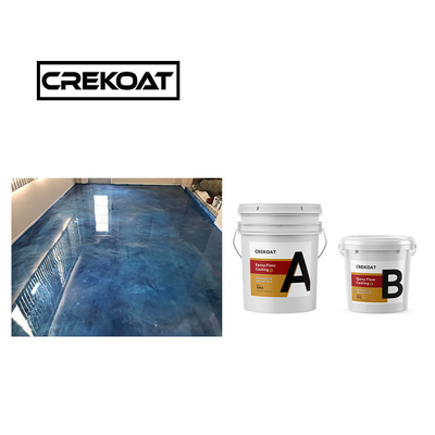 Lớp phủ sàn Epoxy kim loại không mùi phủ lớp phủ Epoxy đá cẩm thạch xịt