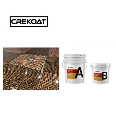 Các sòng bạc Bạch kim loại lớp phủ sàn epoxy chống trầy xước