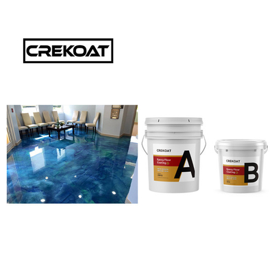 100% chất rắn cao xây dựng lớp phủ epoxy kim loại 3mm kháng khuẩn