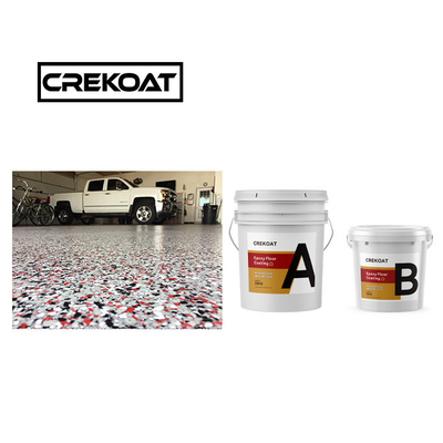 Lớp phủ nhựa epoxy tinh thể tinh thể / sơn 1mm Urethane bền mạnh