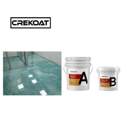 Topcoats Khô nhanh Epoxy nhựa phủ sàn sơn High Gloss kim loại