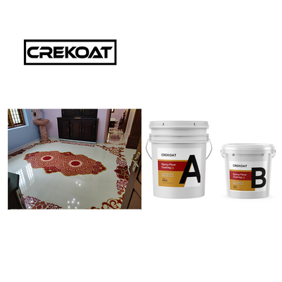 Lớp phủ sàn nhựa epoxy chống nước tinh thể hoàn toàn miễn nhiễm 3D
