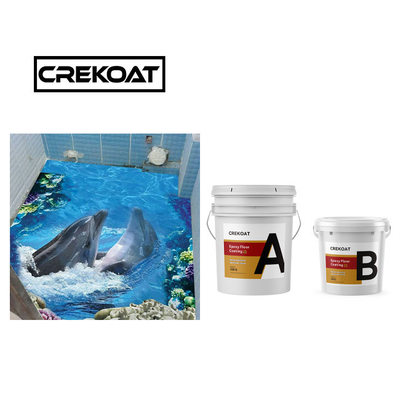1mm chống trượt lớp phủ sàn nhựa epoxy Không bong bóng TDS rõ ràng