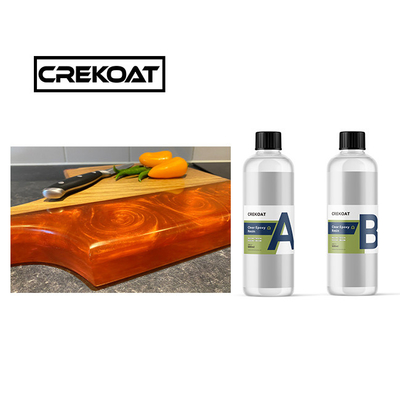 Crystal Clear Epoxy Resin Art Kit Craft Self Leveling Easy Mix tỷ lệ 1:1