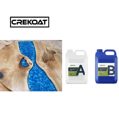 Nước chải rõ ràng Deep pour Epoxy nhựa miễn phí BPA High Gloss cho bàn gỗ