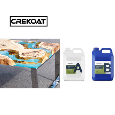Gỗ hai phần Xanh nhựa epoxy bóng gọn Stick dày đổ nhựa