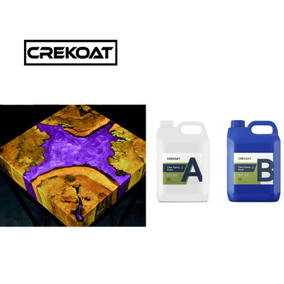 Gỗ hai phần Xanh nhựa epoxy bóng gọn Stick dày đổ nhựa