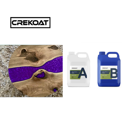 Tấm gỗ trong suốt đổ nhựa epoxy chống tia UV đúc sâu lâu bền