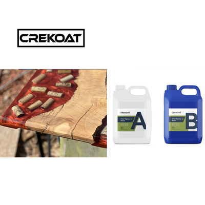 Stick hai thành phần Deep pour nhựa epoxy 100% chất rắn Ultra Clear