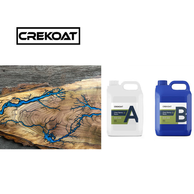 Nước chải rõ ràng Deep pour Epoxy nhựa miễn phí BPA High Gloss cho bàn gỗ