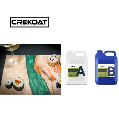Không có VOC, nhựa epoxy rõ ràng trên bàn, mùi thấp, cạnh sống, nhựa epoxy chữa lâu