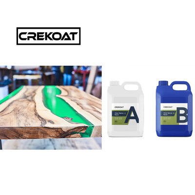 Nước chải rõ ràng Deep pour Epoxy nhựa miễn phí BPA High Gloss cho bàn gỗ