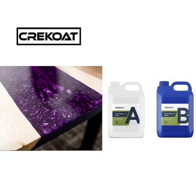 Gỗ hai phần Xanh nhựa epoxy bóng gọn Stick dày đổ nhựa