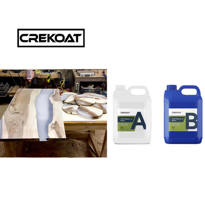 Không có VOC, nhựa epoxy rõ ràng trên bàn, mùi thấp, cạnh sống, nhựa epoxy chữa lâu