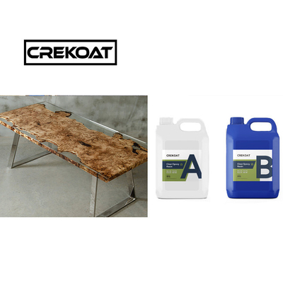 Không có VOC, nhựa epoxy rõ ràng trên bàn, mùi thấp, cạnh sống, nhựa epoxy chữa lâu
