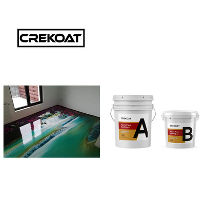 Lớp phủ sàn nhựa epoxy bóng cứng Lớp phủ sàn 3D liền mạch