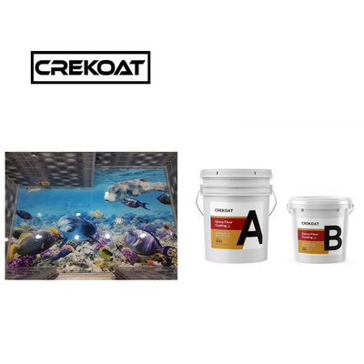 Sơn epoxy trong suốt tuyệt đẹp Sơn epoxy bê tông cứng mùi thấp