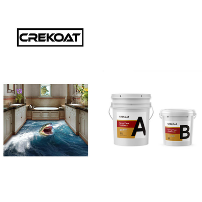 Sơn epoxy trong suốt tuyệt đẹp Sơn epoxy bê tông cứng mùi thấp
