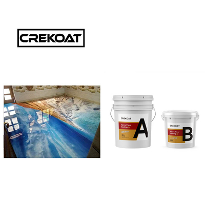 Lớp phủ sàn nhựa epoxy chống nước tinh thể hoàn toàn miễn nhiễm 3D