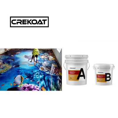 1mm chống trượt lớp phủ sàn nhựa epoxy Không bong bóng TDS rõ ràng