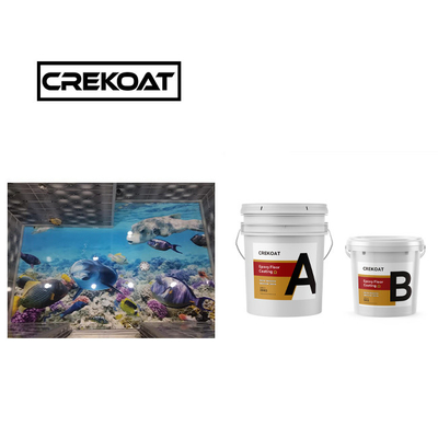 Khô chống axit Epoxy nhựa sàn lớp phủ không bụi 3mm tự cân bằng