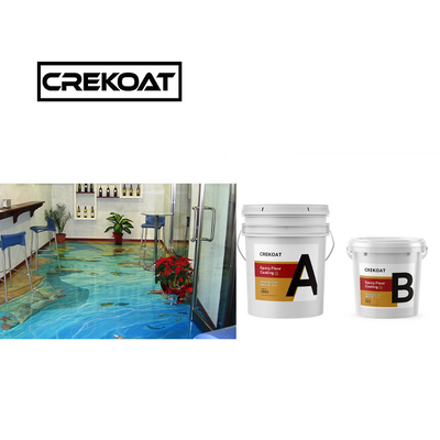 Khô chống axit Epoxy nhựa sàn lớp phủ không bụi 3mm tự cân bằng