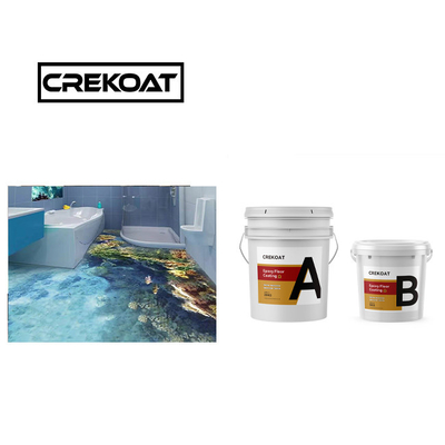 21 Ống phủ sàn nhựa epoxy trong suốt 3D có thể làm sạch và khô nhanh