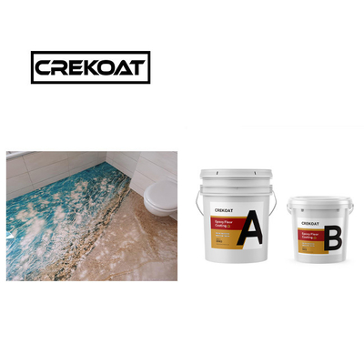 Lớp phủ sàn nhựa epoxy trong suốt có thể phân hủy 3D kim loại không bị nứt MSDS