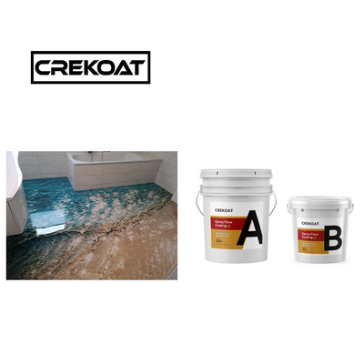 Lớp phủ sàn nhựa epoxy trong suốt có thể phân hủy 3D kim loại không bị nứt MSDS