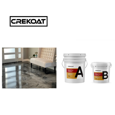 Màu sắc tố hai thành phần Epoxy sơn không may Epoxy sàn sơn cuộn có thể làm sạch