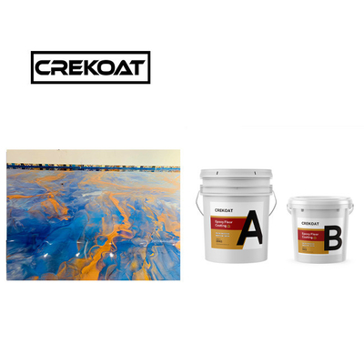 Vòng xoắn 100% lớp phủ sàn epoxy có thể làm sạch lớp phủ epoxy tinh khiết