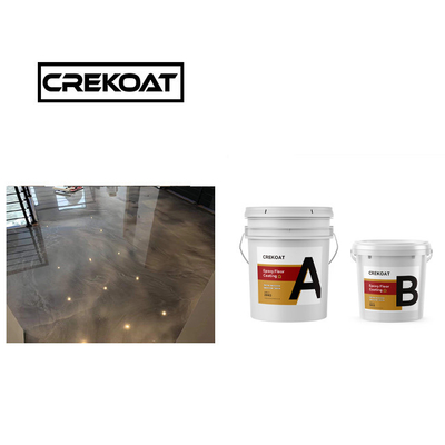 Lớp phủ sàn epoxy kim loại tinh khiết không chứa dung môi