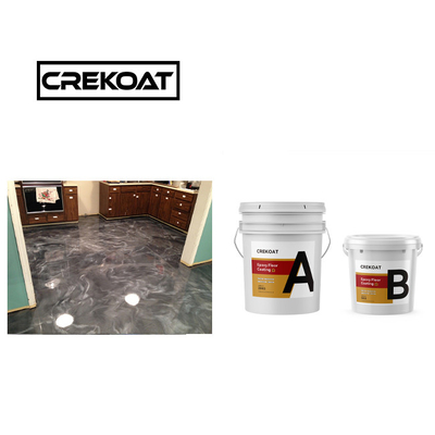 Lớp phủ sàn Epoxy kim loại không mùi phủ lớp phủ Epoxy đá cẩm thạch xịt