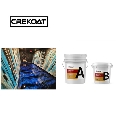 Lớp phủ nhựa chống nước linh hoạt Lớp phủ epoxy chống hóa chất rắn 3mm